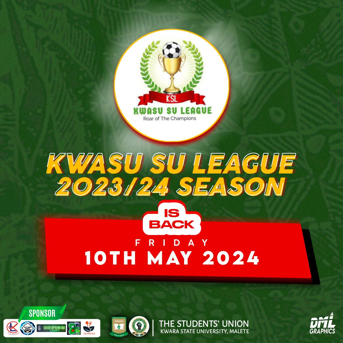 KwasuSports's tweet photo. After a prolonged break , the KSL is back with more fire 🔥 as the players are itching to go at it again and spectators expecting a spectacle ......Stay with us for more update on the league . https://t.co/NPFtxAVvS4
