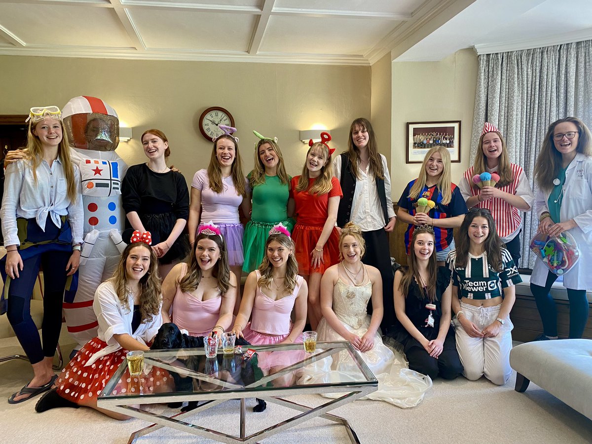 HeadmistressPCS's tweet image. Final day before exams start with the wonderful Prefect Team (dressed up as what they wanted to be when they were younger...) @PipersCornerSch