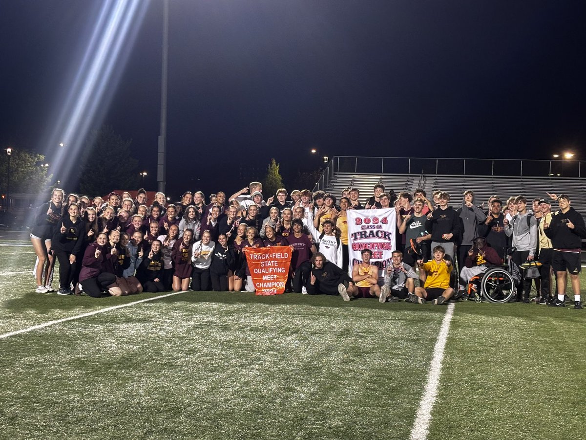 What a night for the Ankeny Hawk programs. We (unofficially) qualified 17 of 19 events. 8 individuals and 4 relays AQ. Another 7 individuals and 3 relays will get in on time/distance. So awesome to share with the guys. We have something special going over here on the southside.