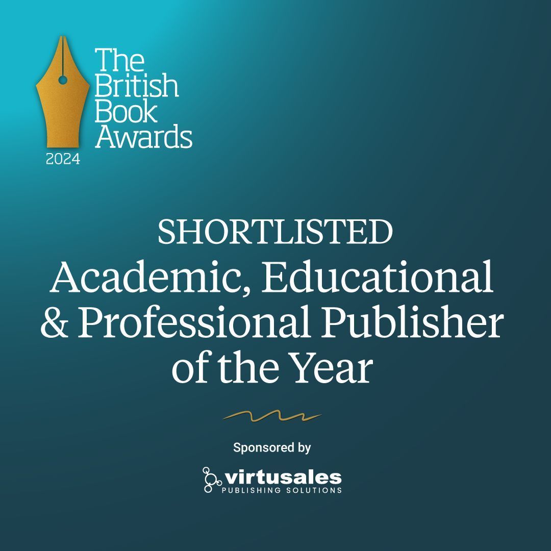 We're so excited to have been nominated for the first time for @thebookseller's Academic, Educational and Professional Publisher of the Year! Winners announced Monday! 🤞 #nibbies #BritishBookAwards @Virtusales