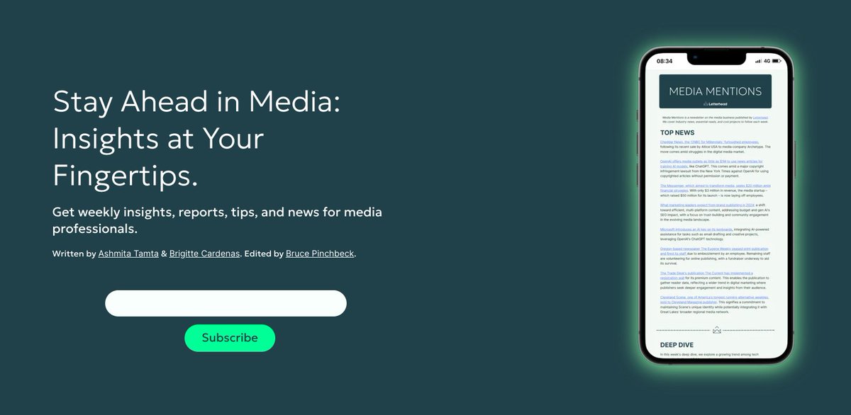 The Tempe Tribune's return offers hope for local journalism, combating news deserts, preserving community papers, and embracing new models. 

Inspired? Subscribe to our newsletter for more: letterhead.ai/newsletter 

#TempeTribune #newsletter #media #emailnewsletter #TempeTribune