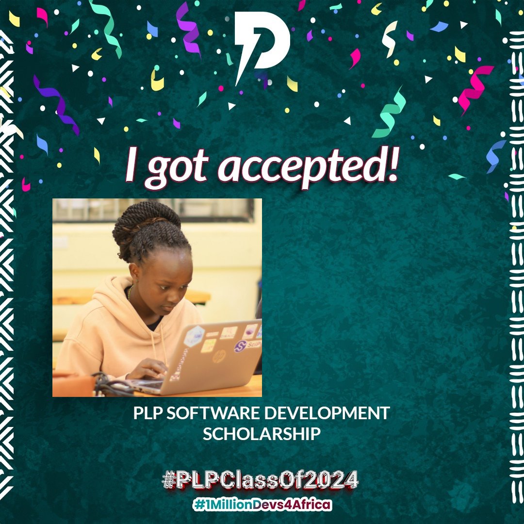 I am happy to embark on this incredible journey with
<a href="/plpcommunity/">Power Learn Project Community</a>
and <a href="/PLPAfrica/">Power Learn Project</a>. Thank you for accepting me. #PLPClassOf2024 #1MillionDevs4Africa