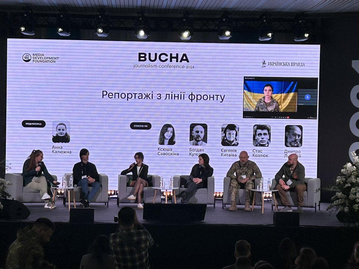 Russia’s full scale invasion of Ukraine has been brutal on the Ukrainian media sector. At least 234 newsrooms shuttered. And at least 80 Ukrainian journalists killed, 10 of them on duty. Speakers at @BuchaConference praise the hard work and bravery of Ukrainian journalists