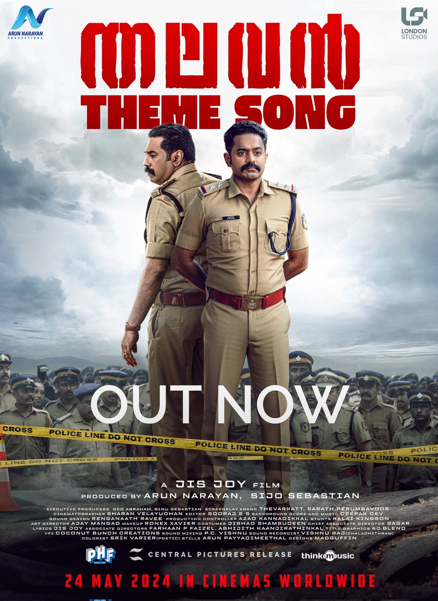 #Thalavan Theme Song Out Now..🔥👏🏻 youtu.be/aAuW52ZCg3E In Cinemas From May 24th..🤞🏻 Asif Ali - Biju Menon - Jis Joy