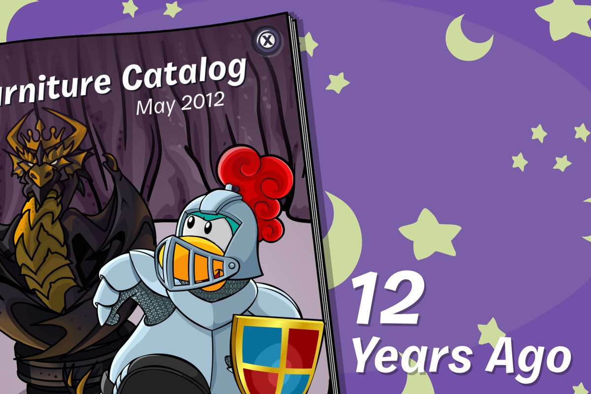 12 Years Ago, Today The May 2012 Furniture Catalog was released for the upcoming Medieval Party. The following releases were 'Maiden Shrubbery, Knightly Shrubbery, Fluffy Shrubbery, Short Mushrooms, Village, Fairy, Dragon, Scorn, Sky, Wizard, Kingdom, Royal Throne [🧵]
