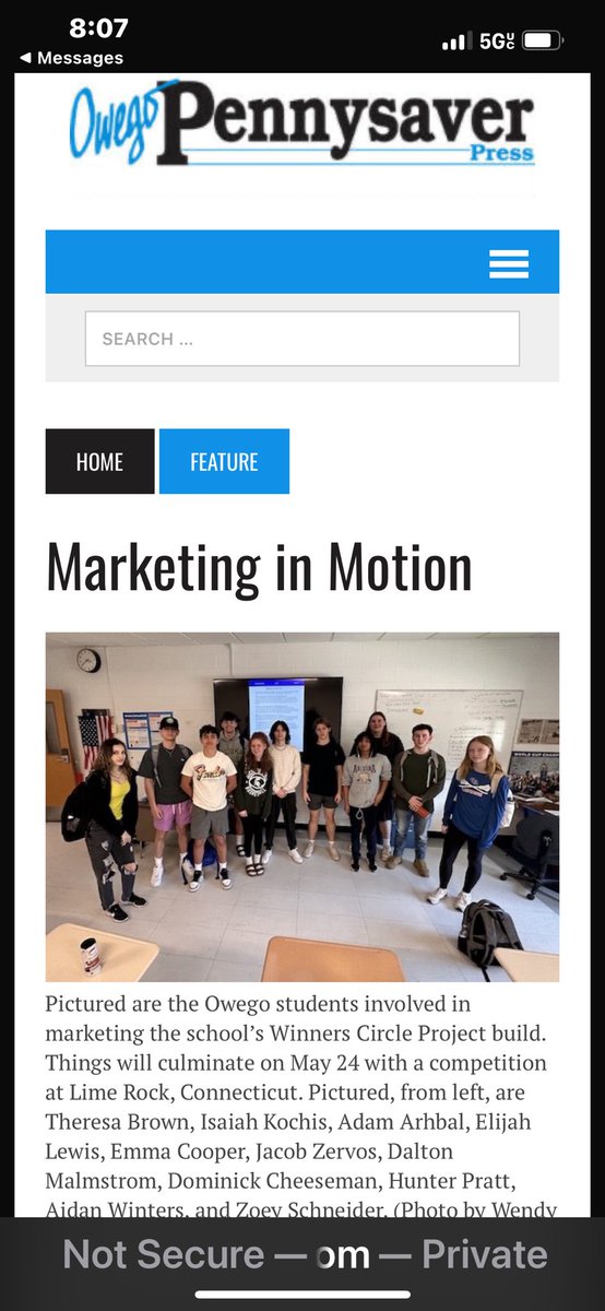 Great article highlighting another example of STEAM opportunities for our students. Once again, our students did an incredible job. owegopennysaver.com/PS/2024/05/09/…