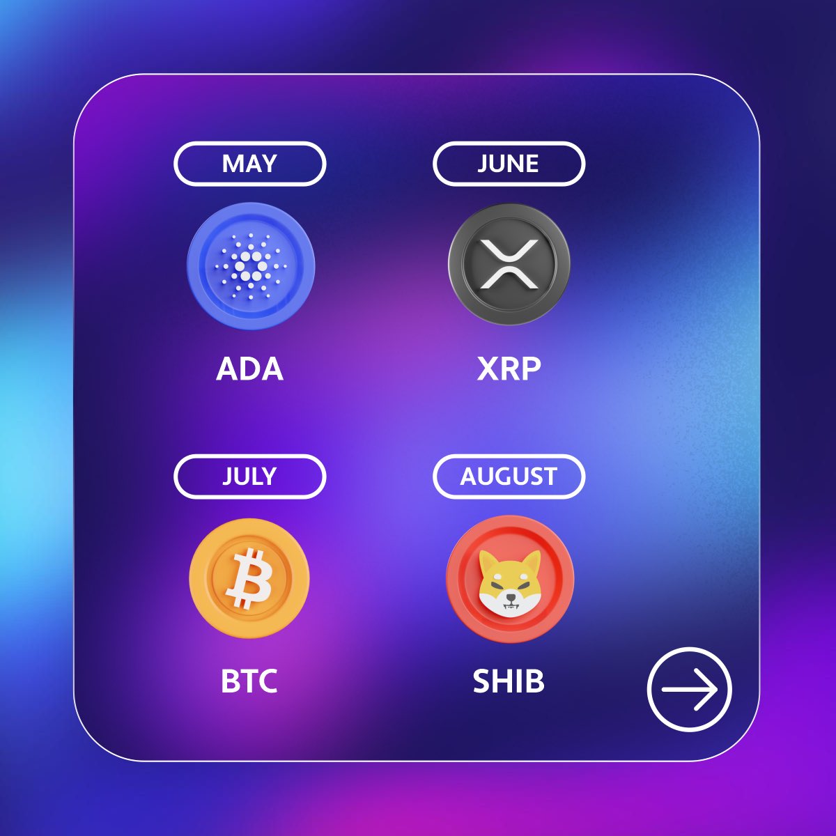 XboOfficial's tweet image. 🎉 Match Your Birth Month to a Crypto! 🚀🎂
Which crypto reflects your birth month? TON, SOL, MATIC, and more! 🌟 Swipe to find out and tell us in the comments which one you got! Could it be a sign for your next investment?

#CryptoBirthday #FunWithCrypto