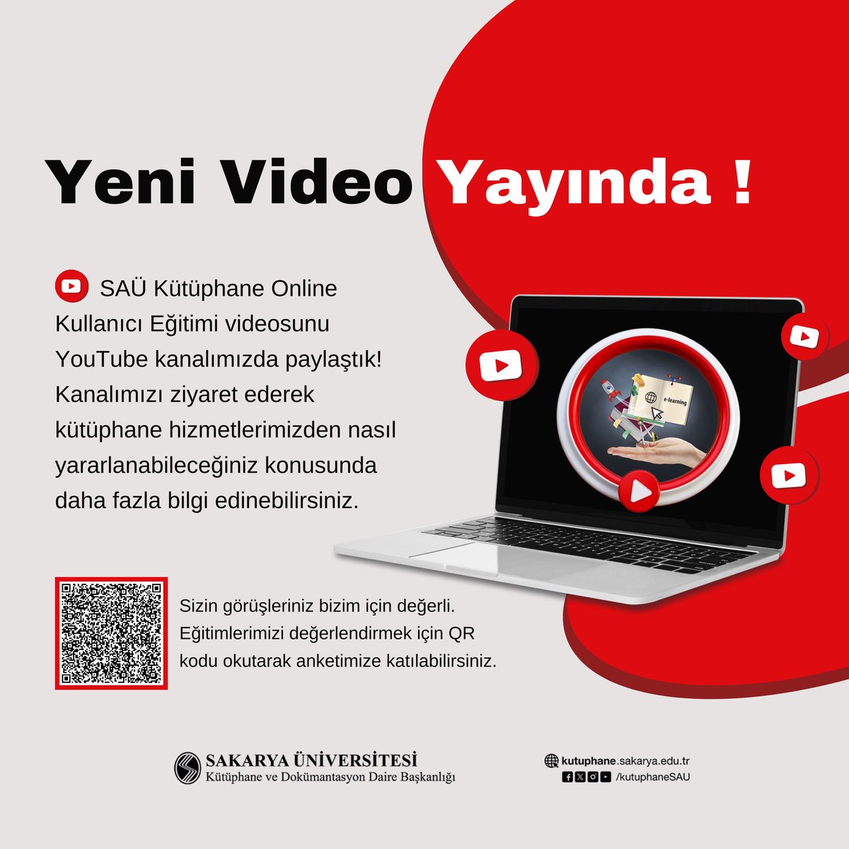 Videoyu izlemek için YouTube kanalımıza göz atabilirsiniz.

Sizin için daha faydalı içerikler oluşturabilmemiz için görüşlerinizi bekliyoruz! Unutmayın, bilgiye ulaşmanın en keyifli yolu SAÜ Kütüphanesi'nde! 📖💻
.
.
.
.
#SAÜ #SakaryaÜniversitesi #Kütüphane #OnlineEğitim