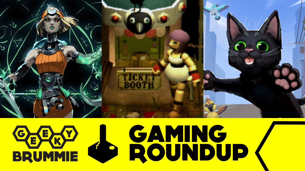 NEW GAMES! Big week for indie games this week, including 🔵Hades 2 🔵Little Kitty Big City 🔵Animal Well 🔵Cryptmaster 🔵1000xResist Plus Game of the Week is Crow Country, a superb new horror game from SFB Games! (@SFBTom / @SFBDim) geekybrummie.com/gaming/crow-co…