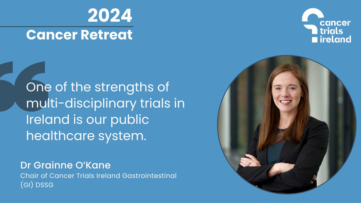 The final panellist we will hear from is the Chair of our GI DSSG, @graokane, who reflects that we should work together nationally to ensure patients know what trials are available and work through our MDTs to discuss trials across all disciplines.