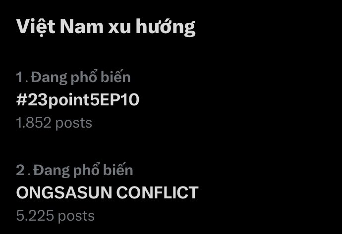 Got top 1 in VN, I’ll change VPN to Thailand 

ONGSASUN CONFLICT
#23point5EP10