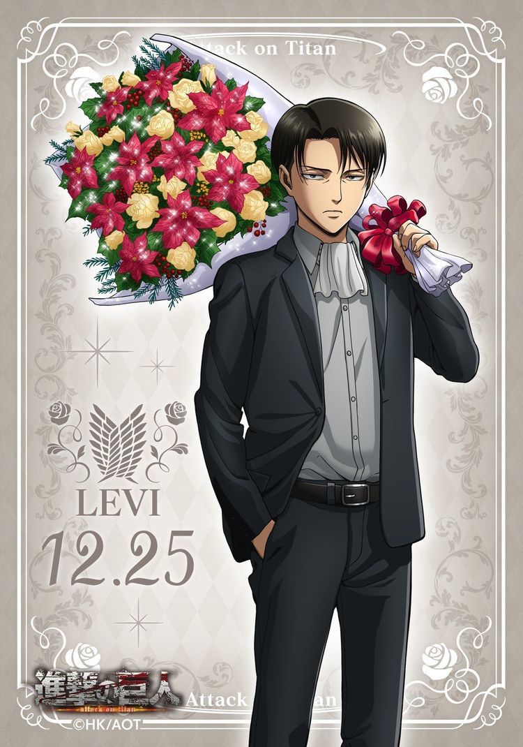ah yes, levi with flowers, gotta be one of my favorite topics