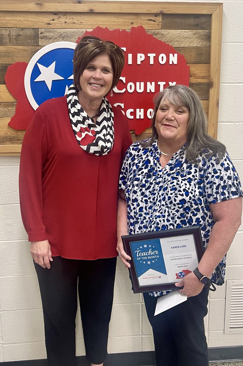 Congratulations to Carlyn McMillian (@munfordcubs) and Karen Lane (@MunfordHighTN) for being selected as our American Fidelity Teachers of the Month - thank you for serving our students!