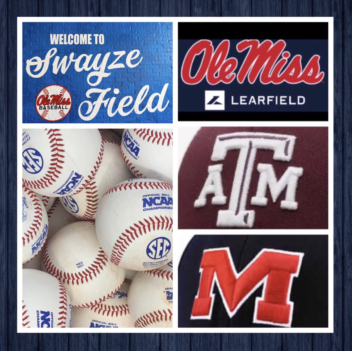 Tonight @OleMissBSB hosts TXAM in game one of the final home SEC series. 1st pitch is 7:30pm & airtime on the @OleMissNetwork is 7 w/@RebVoice & @HenduReb! Listen 🎧⬇️ 📻 Local radio olemisssports.com/sports/2018/7/… 📱 @OleMissSports app 💻 online olemisssports.com/watch?Live=992…