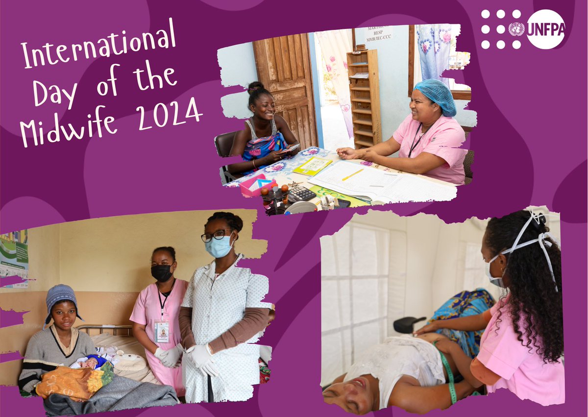 #Midwives are proving their vital role in uplifting healthcare system 👏In 2023, 8⃣7⃣ midwives were supported by @UNFPA. They have enabled 12K+ women to adopt contraceptive methods & have carried out 115K+ safe births in 🇲🇬 🙌Let's continue to invest in these community heroes!