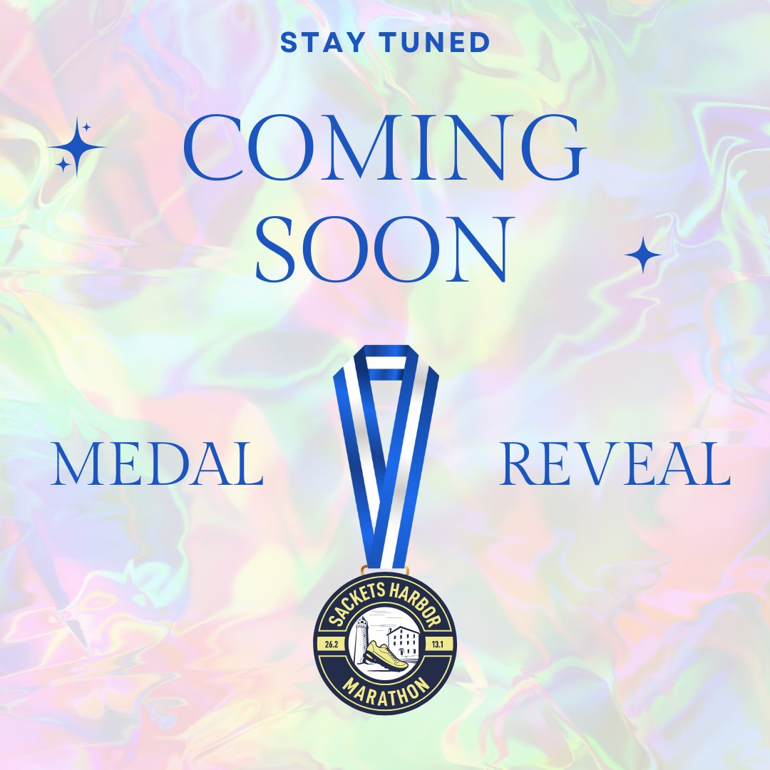 STAY TUNED!!!

Medal reveal, coming very soon!

We are SO excited about the 2024 medal! (almost as excited as we were for the 2023 medal if you can believe that!)

#racemedal #sacketsharbormarathon #sacketsharborhalfmarathon #reveal #medalreveal