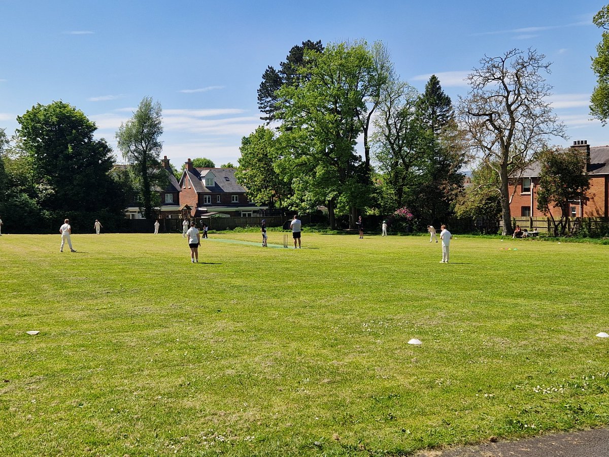 A perfect afternoon for a game of cricket #summerterm #inchmarloitallstartshere