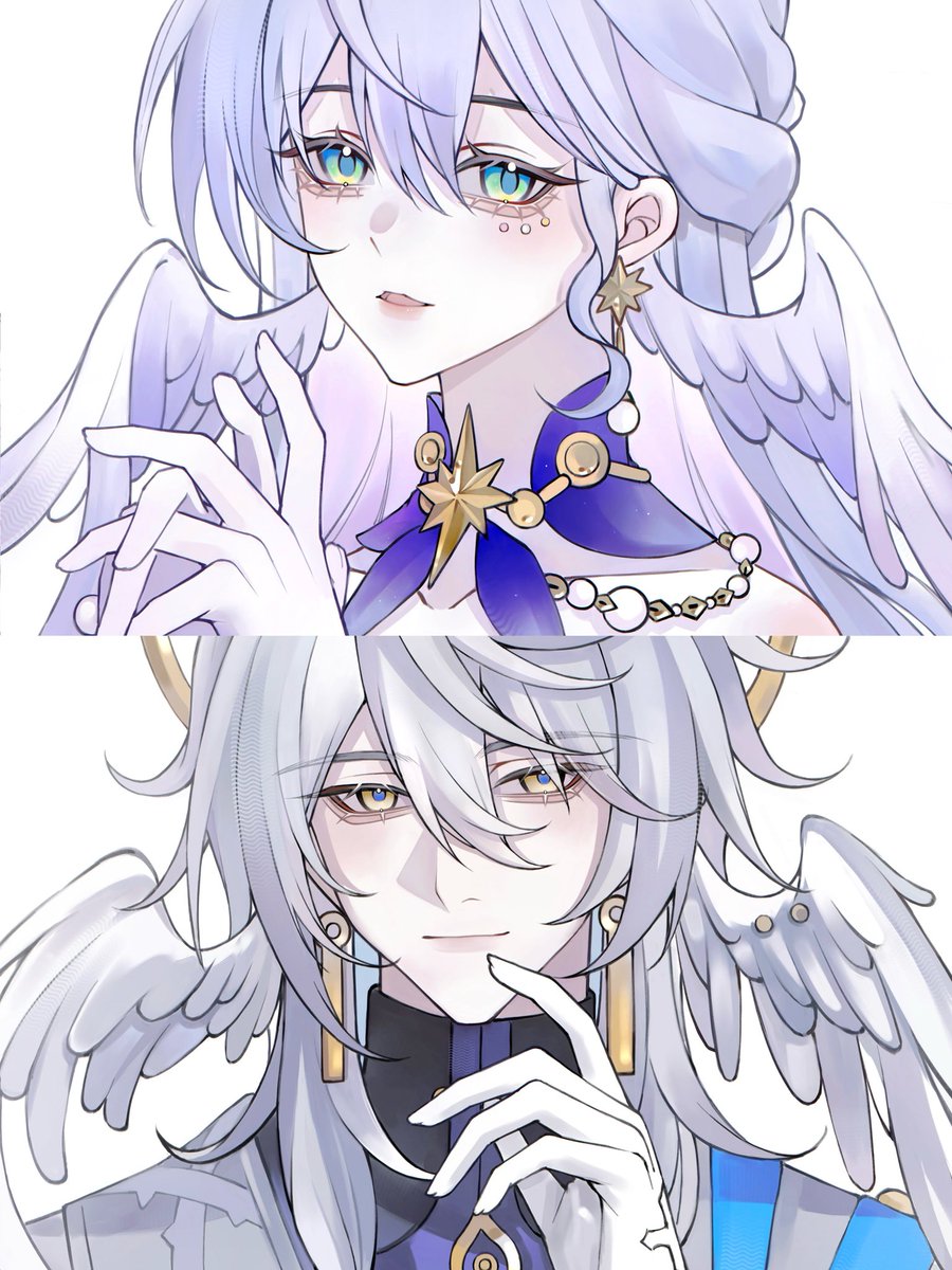 credred3's tweet photo. 鸡翅膀兄妹
#崩坏星穹铁道 #知更鸟 #星期日 https://t.co/FO0qJXLKLz