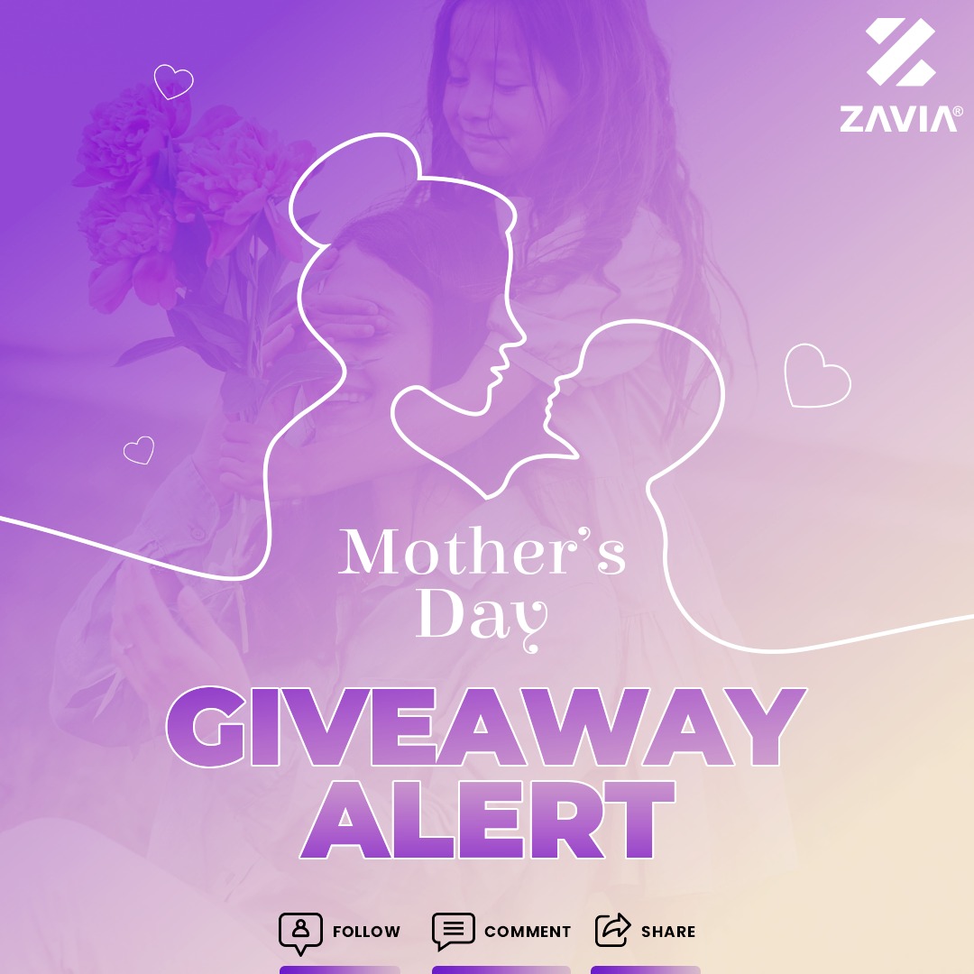 🌸🎉 Zavia Mother's Day Giveaway Alert! 🎉🌸 Winning is simple: 1️⃣Like this post. 2️⃣Follow our Instagram| Facebook | Twitter page. 3️⃣Tag your friends and sibblings in this post to play along with you. . . . #MothersDayGiveaway #CelebrateMom #mothersday #giveawayalert