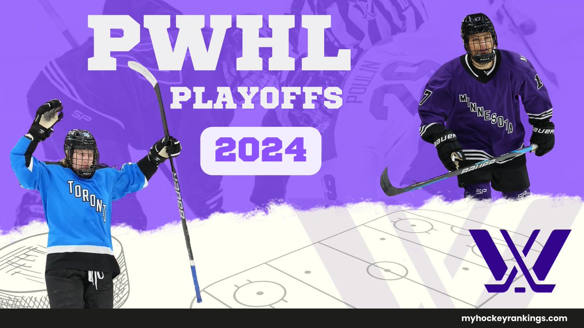 They're back at it again tonight! PWHL Playoffs - Minnesota at Toronto Game 2 Read our recap of the crazy last week of the season and about the first-ever league playoffs here: myhockeyrankings.com/news.php?b=1181
