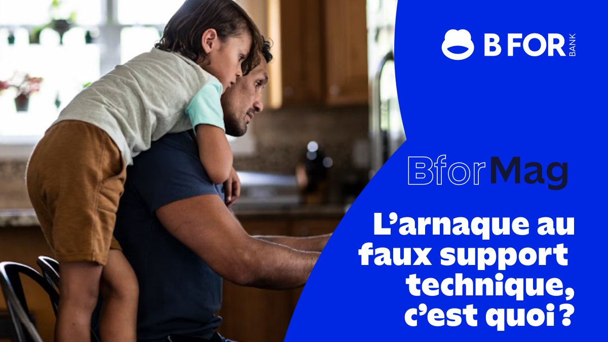 BforBank's tweet photo. [#BforMag] Un message d’erreur s’affiche sur l’écran de votre smartphone et vous fait part d’une panne grave ?⚙️
Attention aux escroqueries ! ⚠️
On vous indique comment les identifier 👇️

https://t.co/SchMuOgONb

#BforBank #BforBetter #fauxsupporttechnique https://t.co/8q9xWLMXss