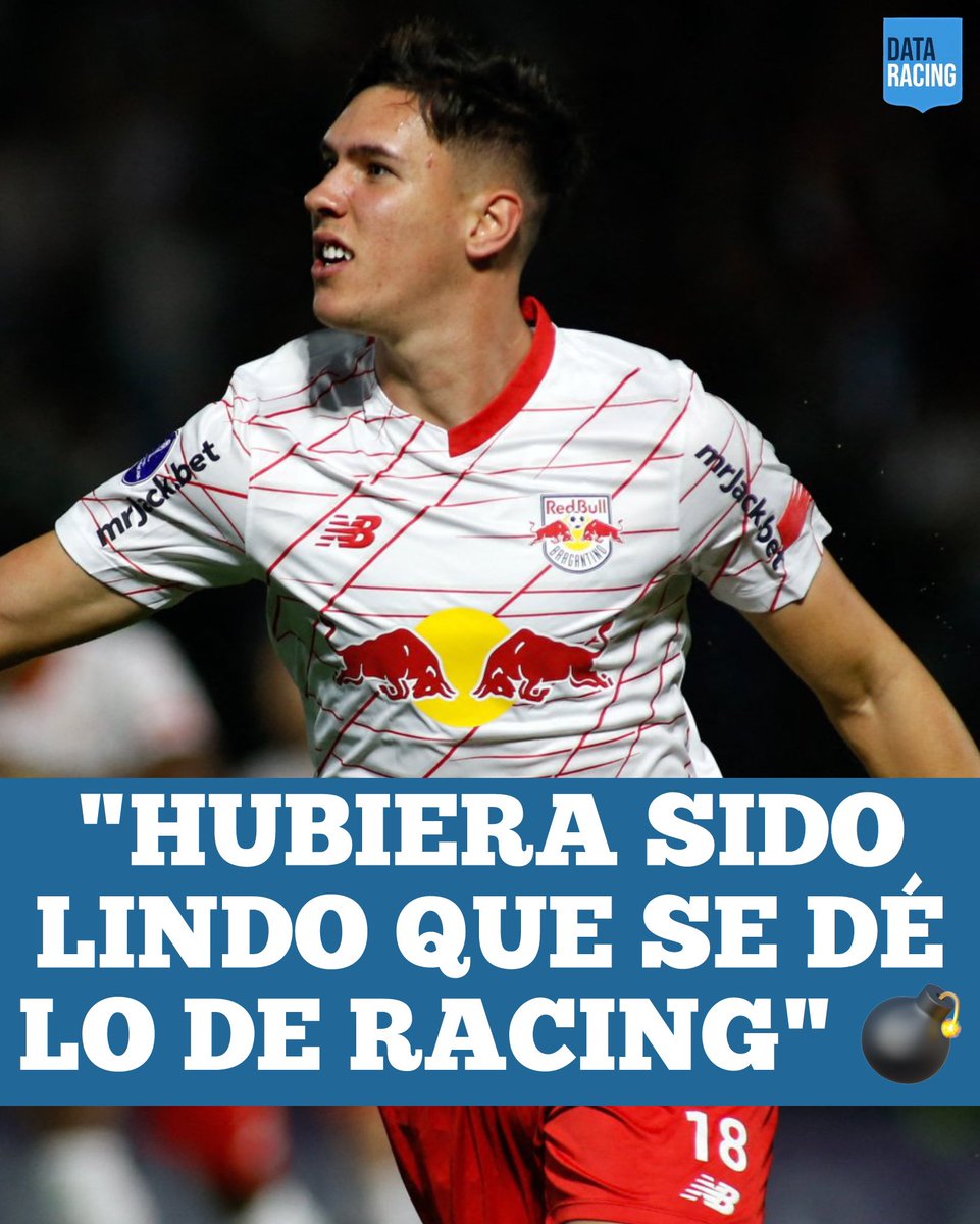 DataRacingOK's tweet photo. 💣💣 ATENCIÓN - Thiago #BORBAS, jugador de #Bragantino, se refirió al interés de #RACING por él en anteriores mercados de pases: "Yo sabía del interés, pero por diferentes circunstancias no se terminó dando. HUBIERA SIDO LINDO, pero hay que respetar al club en el que estoy, que me está brindando todo y que voy a tratar de responderle de la mejor manera".

🎙️ ESPN