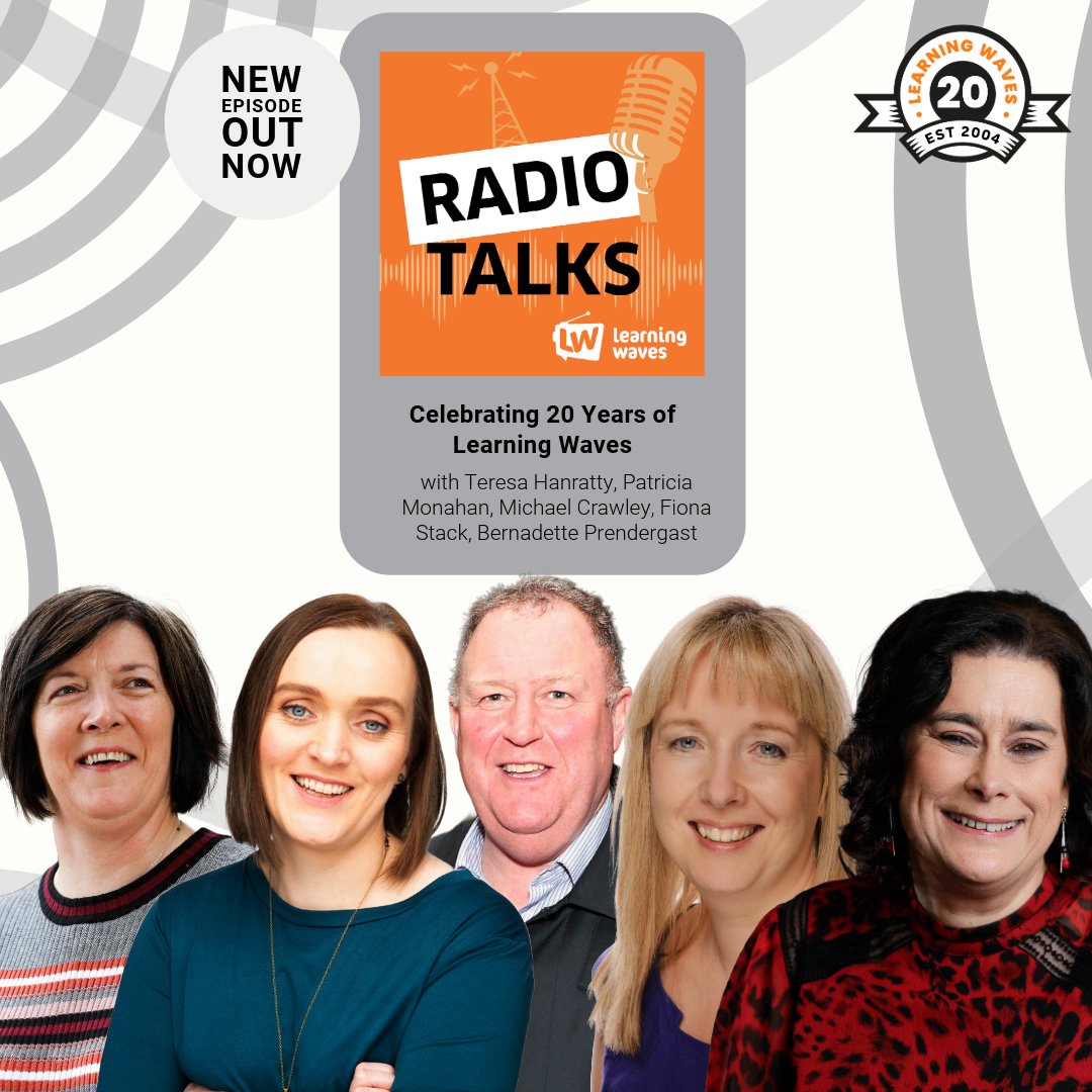 #RadioTalks Episode 20 Out Now! Celebrating 20 Years of Learning Waves 🎉 Featuring: @TeresaHanratty, @PatriciaMonahan, @Newstalkfm, Michael Crawley, @LMFMRADIO, Fiona Stack, @RadioKerry, @bpgbfm, @gbayfm 🏆 👂Listen here: bit.ly/RadioTalks #Radio #RadioTraining