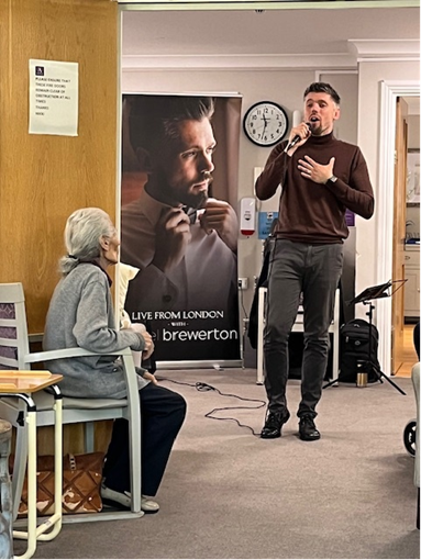 LimegroveCareAH's tweet photo. #Entertainment from @danbrewerton #singing #music #carehomeactivities #easthorsley @AnchorLaterLife https://t.co/Suk1WrqcLI