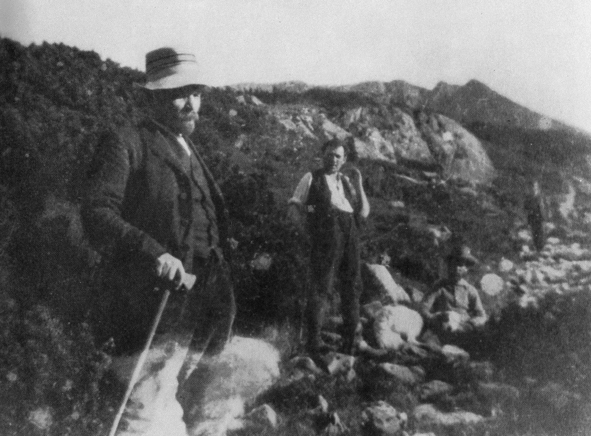 Vladimir Lenin and Grigory Zinoviev on a walk in the vicinity of Zakopane, Kingdom of Poland, 1913