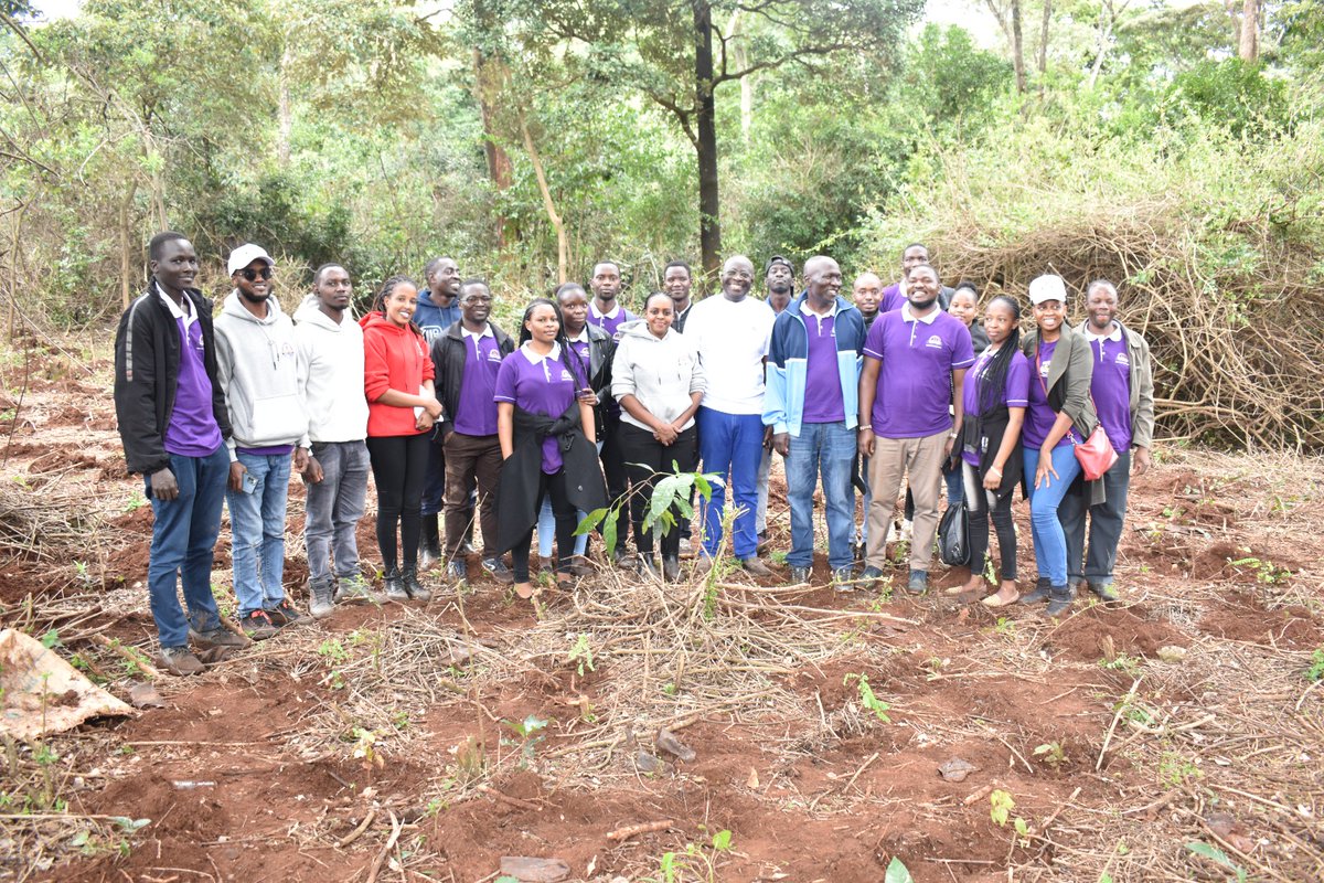 Today, Uwezo fund Staff led by Ms. Anne Njuguna the Board Chair planted 5000 tree seedlings at Bomas of Kenya which is in line with the presidential directive target of planting 5B trees by 2030. @annie_njenga @CsChelugui @lengapiani @HonSusanMangen1 @Environment_Ke