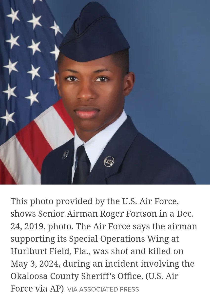 Below is the video concerning the US Airman shot and killed by a deputy. According to LE, they went to the correct address in regard to a domestic violence complaint. Airman Fortson answered the door carrying a firearm. You can see in the video, the officer knocked and…