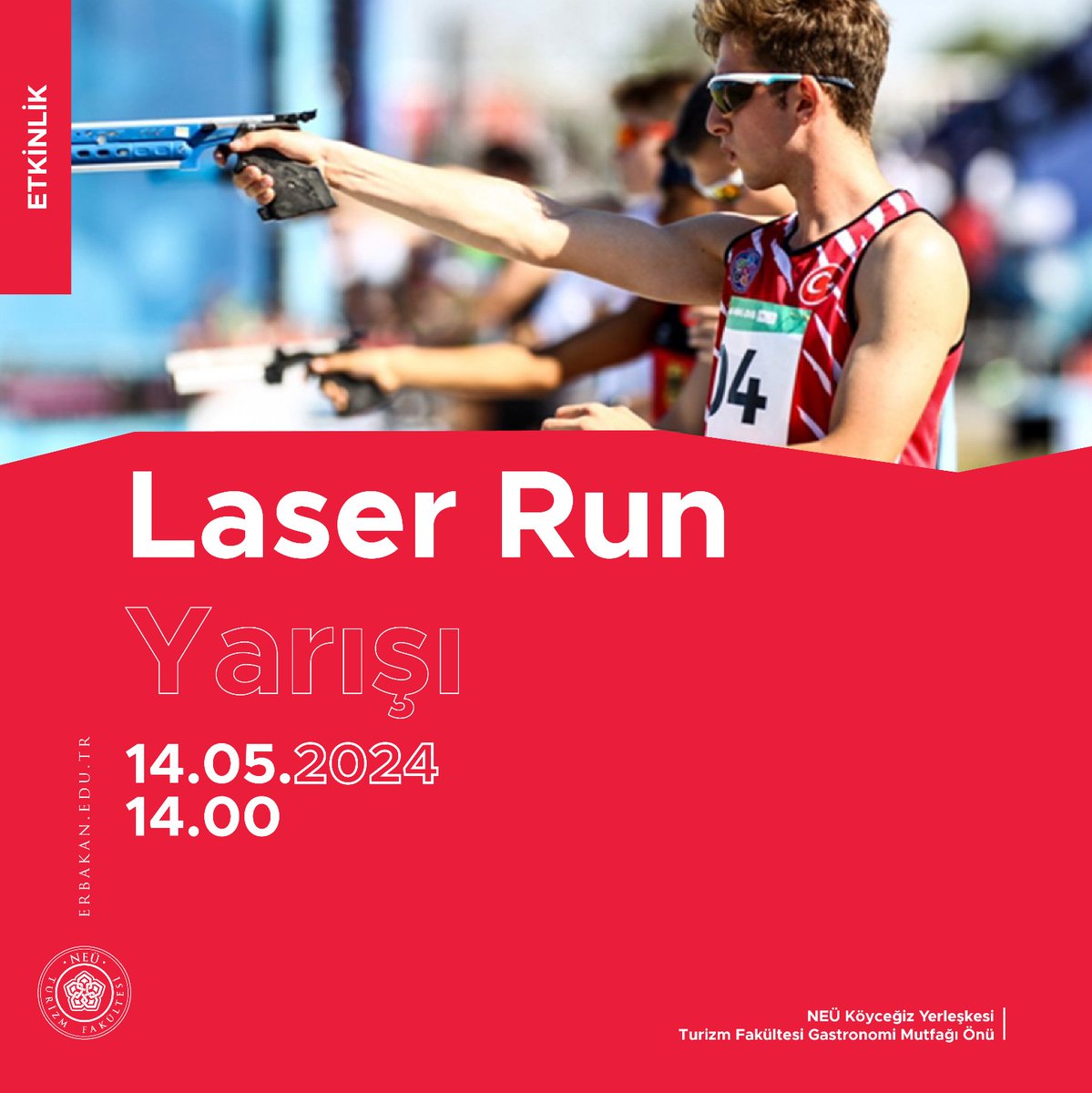 Fakültemiz Dekanlığı tarafından tüm öğrencilerimize yönelik 'Laser Run Yarışı' etkinliği gerçekleştirilecektir. Tüm öğrencilerimiz davetlidir.