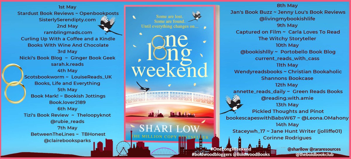 'Emotional roller coaster' says bookishlly about #OneLongWeekend by @sharilow instagram.com/p/C6yJmcOLatG/ @BoldwoodBooks