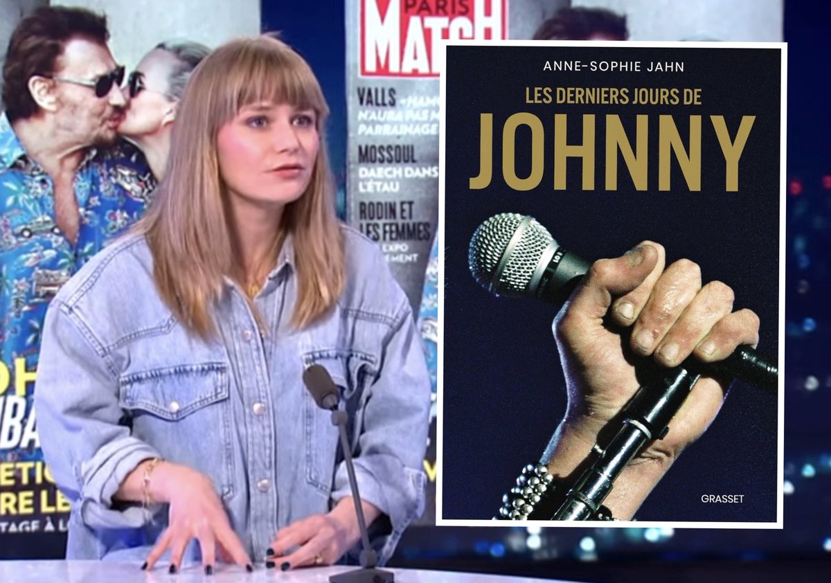 Une enquête incroyable sur la plus grande star française ⁦@annesophiejahn⁩ est mon invitée aujourd’hui sur @tv5monde pour « Les derniers jours de Johnny » plein de révélations sur la fin d’un artiste légendaire et mystérieux @EditionsGrasset⁩ #Hallyday #Johnny #Jahn