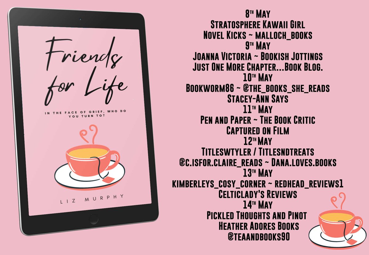 Today @BookishJottings is sharing an #extract from Friends For Life by Liz Murphy bookishjottings.com/2024/05/09/fri…