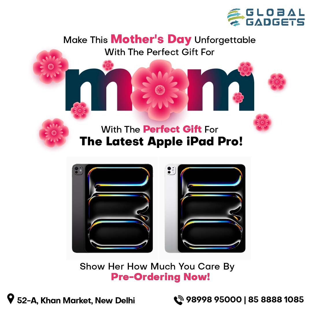 Make this Mother's Day one to remember with the ultimate gift for Mom – the latest Apple iPad and iPad Air! #MothersDay #GiftsForMom #iPad #Apple #TechGifts #MomLife #Motherhood #LoveYouMom #iPadAir #EndlessPossibilities #PreOrderNow #GiftIdeas #GlobalGadgets