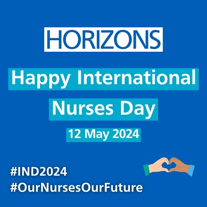 Happy International Nurses Day from the Horizons team 🎉 A special thank you to all the amazing nurses working within health & care 💙 Tag your incredible nursing colleagues down below 👇 #IND2024 #OurNursesOurFuture