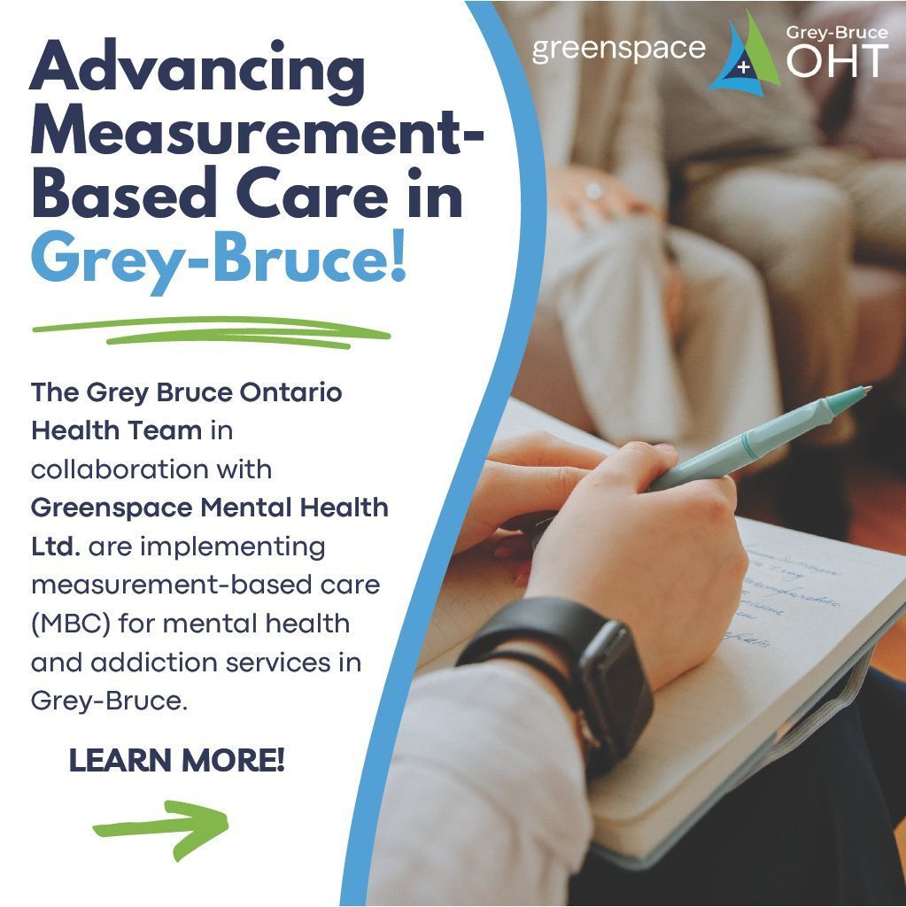 greybruce_oht's tweet image. Introducing Greenspace: advancing measurement-based care in Grey-Bruce! With client consent, MBC lets therapists gather vital session data, empowering them to deliver exceptional care. 💚

#Greenspace #TherapyTech #OptimalCare #MentalHealth #OHT #OntarioHealthTeam