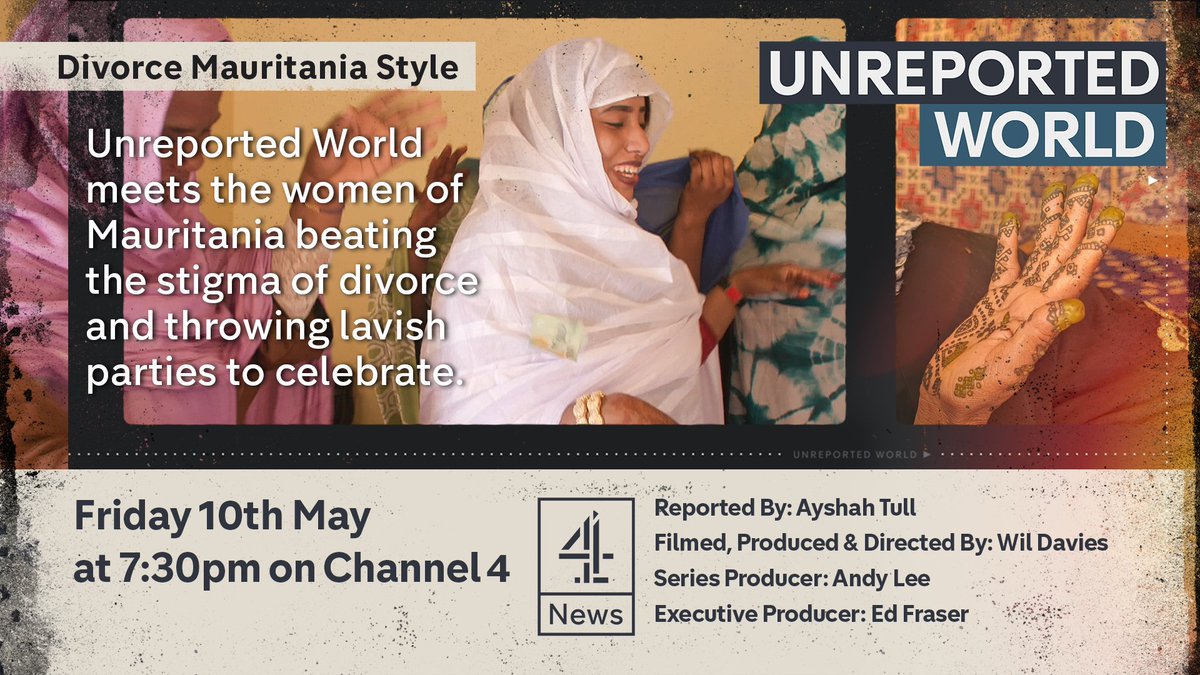 Yes it’s the hottest day of the year, but you can multitask by flipping the laptop, tablet or phone at 19:30, search for Channel 4 and our doc will be on tonight Or you can also watch later on catch up Forever the eternal optimist! #unreportedworld