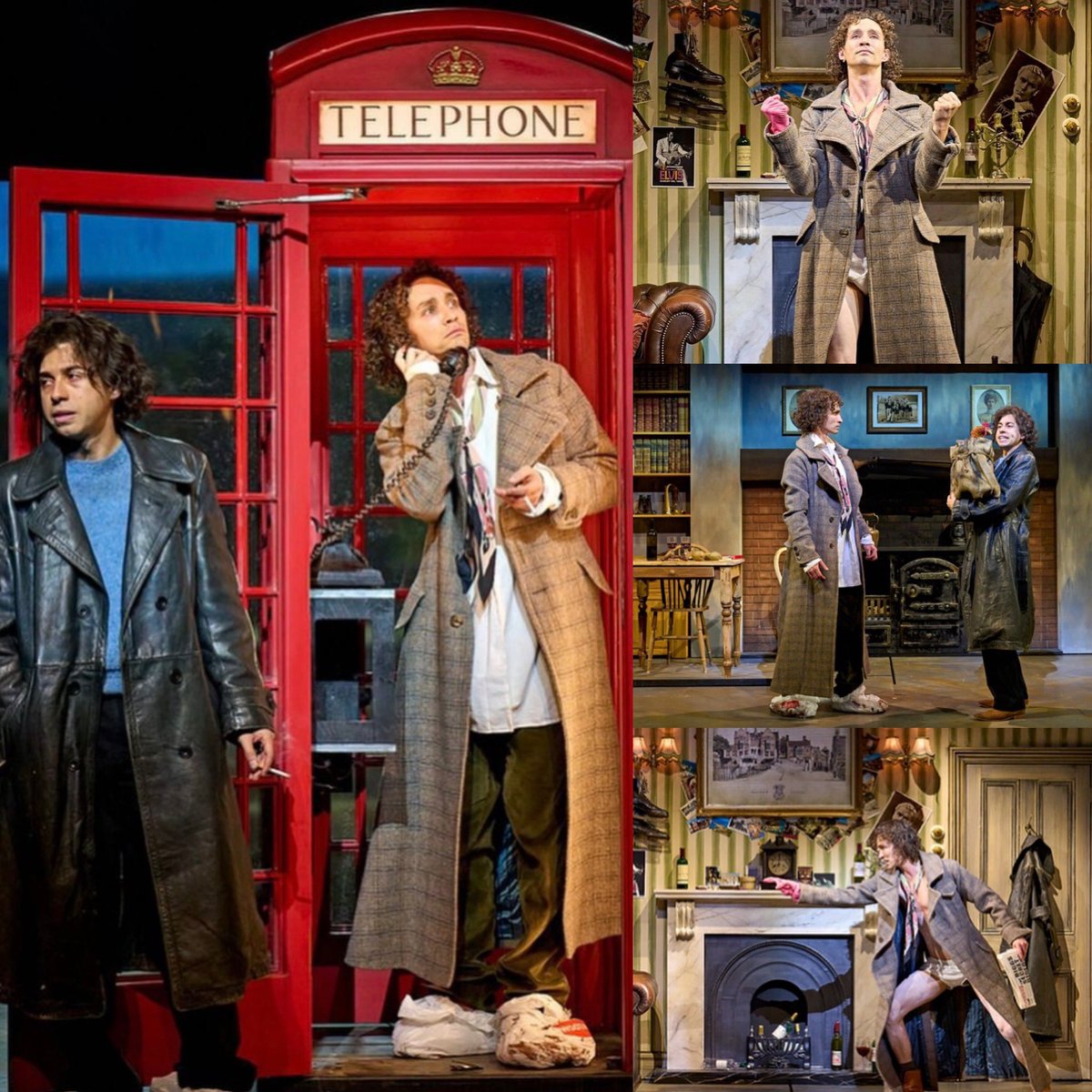 New official photos of Robert Sheehan and Adonis Siddique in ‘Withnail and I’ @BirminghamRep just published. Photos by Manuel Harlan © via Broadway World Tickets via Rep website
