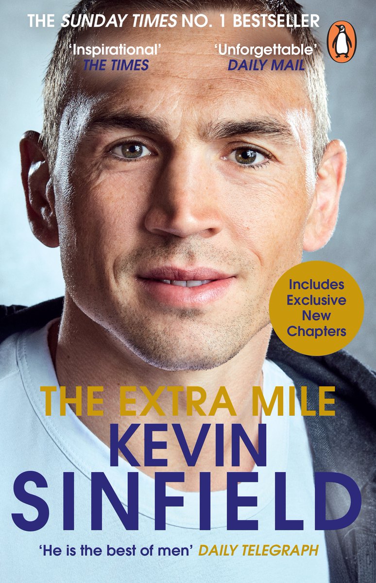 Overjoyed to say we have pre-release, limited edition, signed copies of the new paperback 'The Extra Mile' by Sir Kev, exclusively for runners & spectators at @Rob7Burrow Leeds Marathon this Sunday, OR reserve your copy now. Extra proceeds from sales go to Rob's Centre for MND