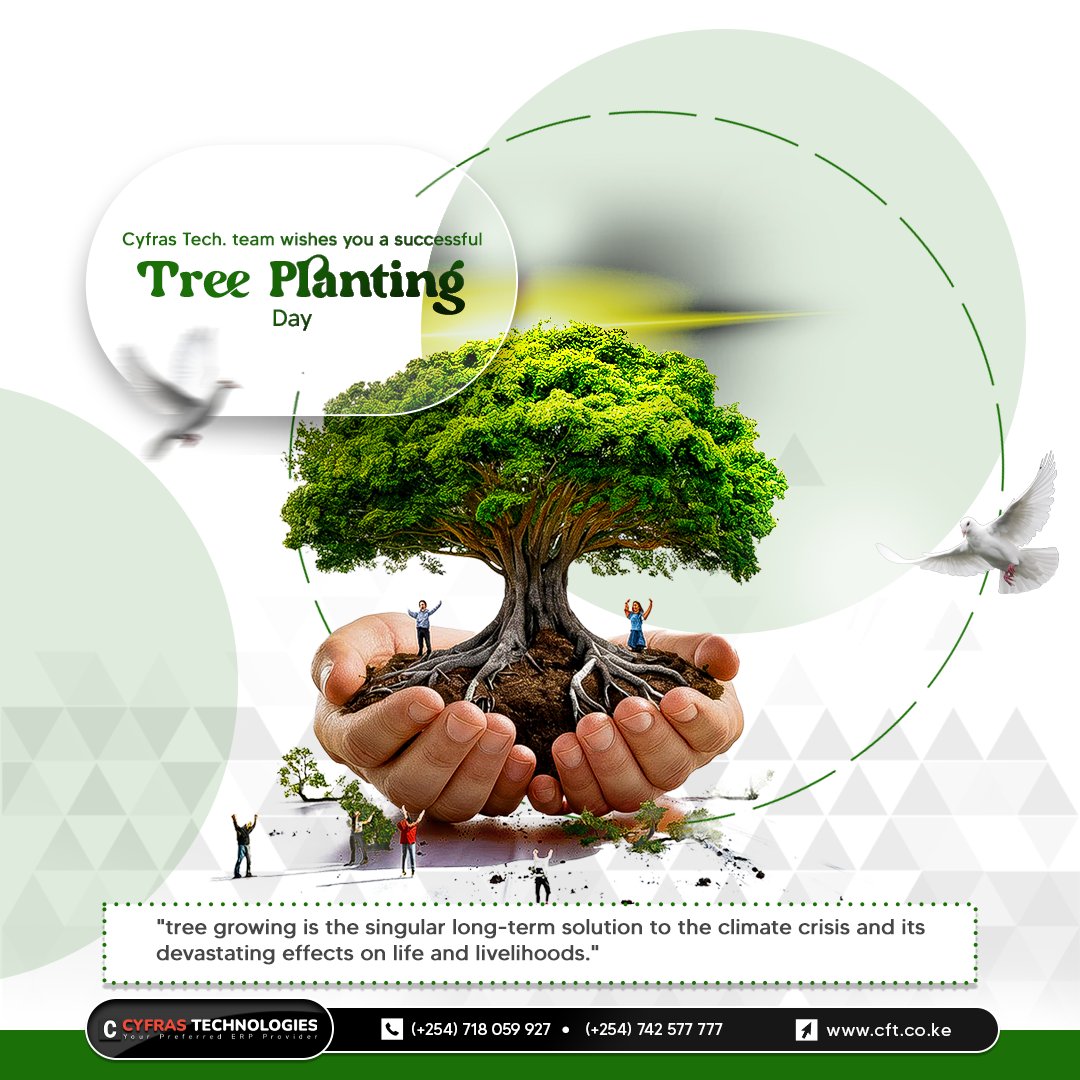 Plant a tree! #plantatree #TreePlantingDay #TreePlanting #TreeGrowingDay #flooding #floodlightfriday #HELB #safaricom #FarasCaptainsRewards #Ghost