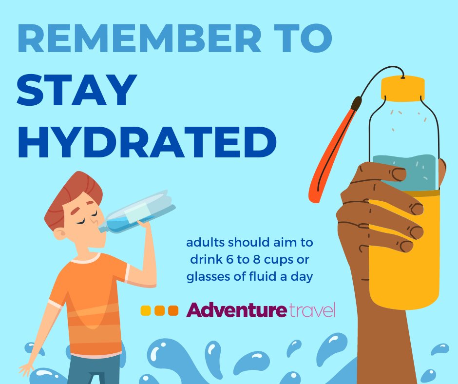 It's heating up this weekend, so let's stay hydrated!☀️ If you're heading out for the day, remember to take a bottle of water with you on your journey.