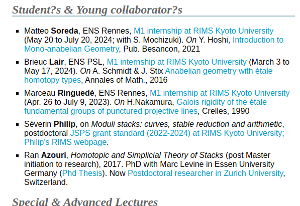 BCollasMath's tweet photo. Activities updates for the Summer Semester 2024 (and WS 2023-24, busier than planned).
Talks, paper, report and an unexpected (visible) student; my personal #AHGTMath activity 🙏
** References**
https://t.co/SBEwWTNtUK
https://t.co/ZSbGVhLYJ1 https://t.co/oxkjkRCztO