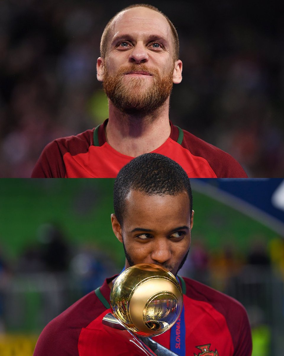 Dois vencedores do #FutsalEURO 2018 fazem anos 🏆🇵🇹 Parabéns, Pedro Cary e Nilson! 🎂 #PartilhaAPaixão