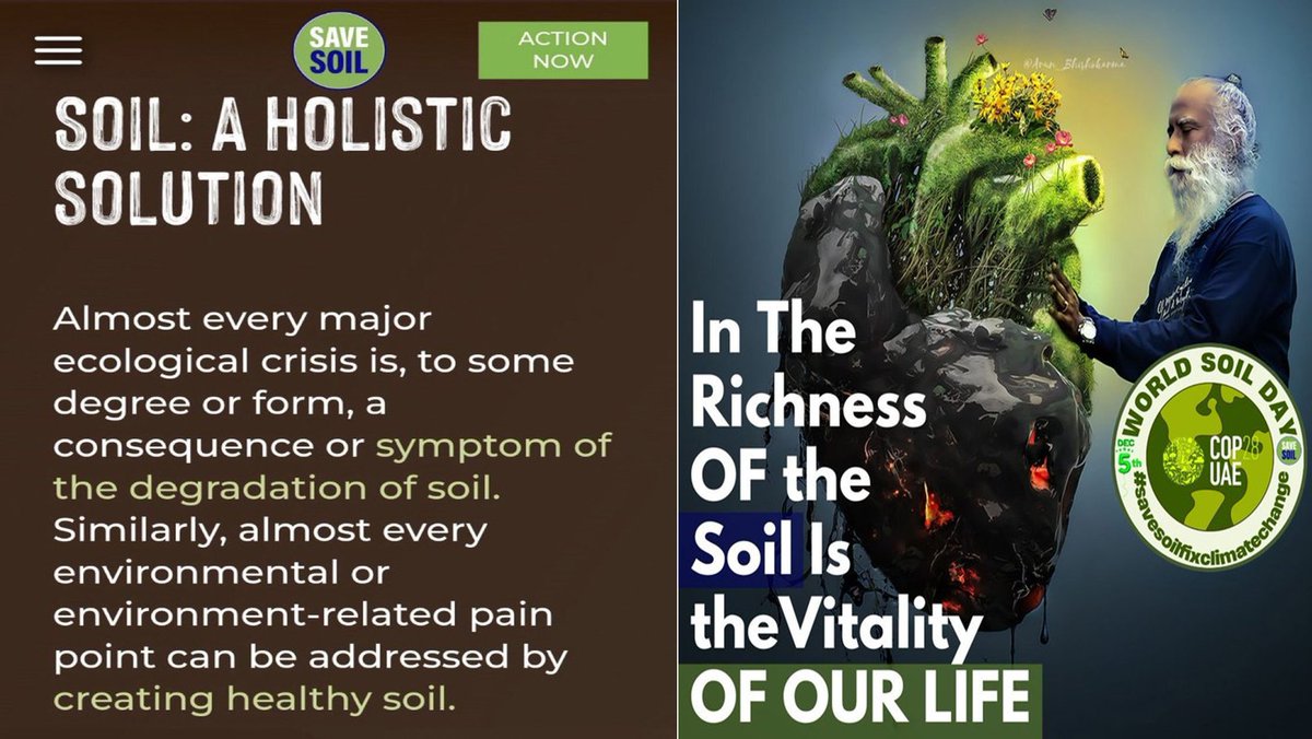 Anthropogenic climate disruptions have led to regional changes in temperature and precipitation patterns that will continue to affect soil microbial communities- Nature.com
#cpsavesoil #SaveSoilFixClimateChange 
✍️Write a letter #PolicyForSoil savesoil.org/write