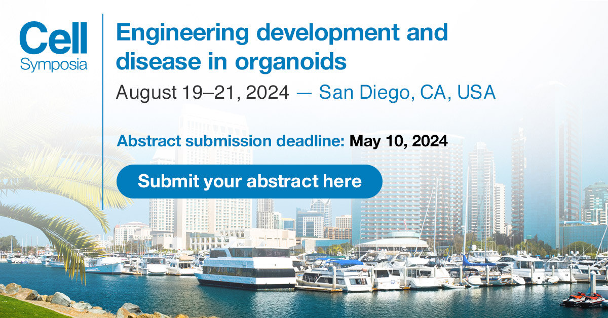 The abstract deadline for @CellSymposia #CSOrganoids2024 is today. Don’t miss your chance to join the 2024 program, submit your abstract today. #organoids. hubs.li/Q02wwhjr0