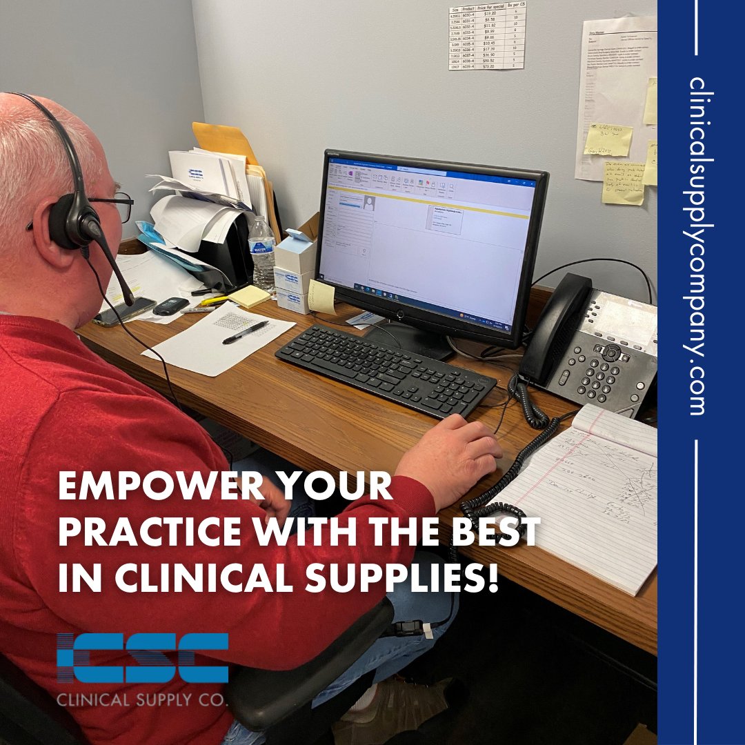 ✨At Clinical Supply Company, we offer a full line of protective gloves, barriers, disposables, and patient care supplies, meticulously curated to meet your needs. 

Medical and dental supplies? Arrange a call with one of our experts now.
clinicalsupplycompany.com/pages/contact-…

#ClinicalSupply