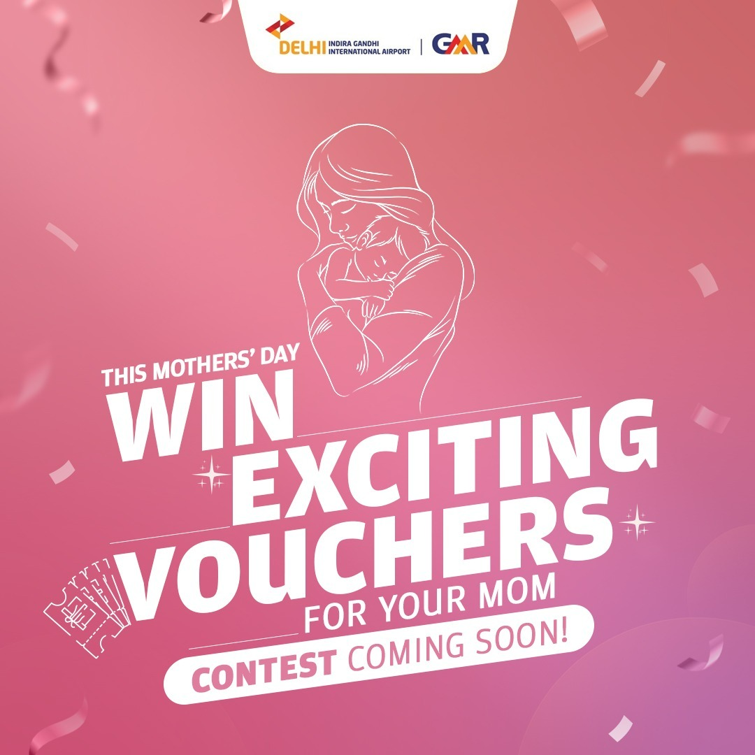We know you have been waiting for another #Contest by #DelhiAirport, and that MOM-ent has arrived! Stay tuned for the reveal! #MothersDay #ContestAlert #DELairport