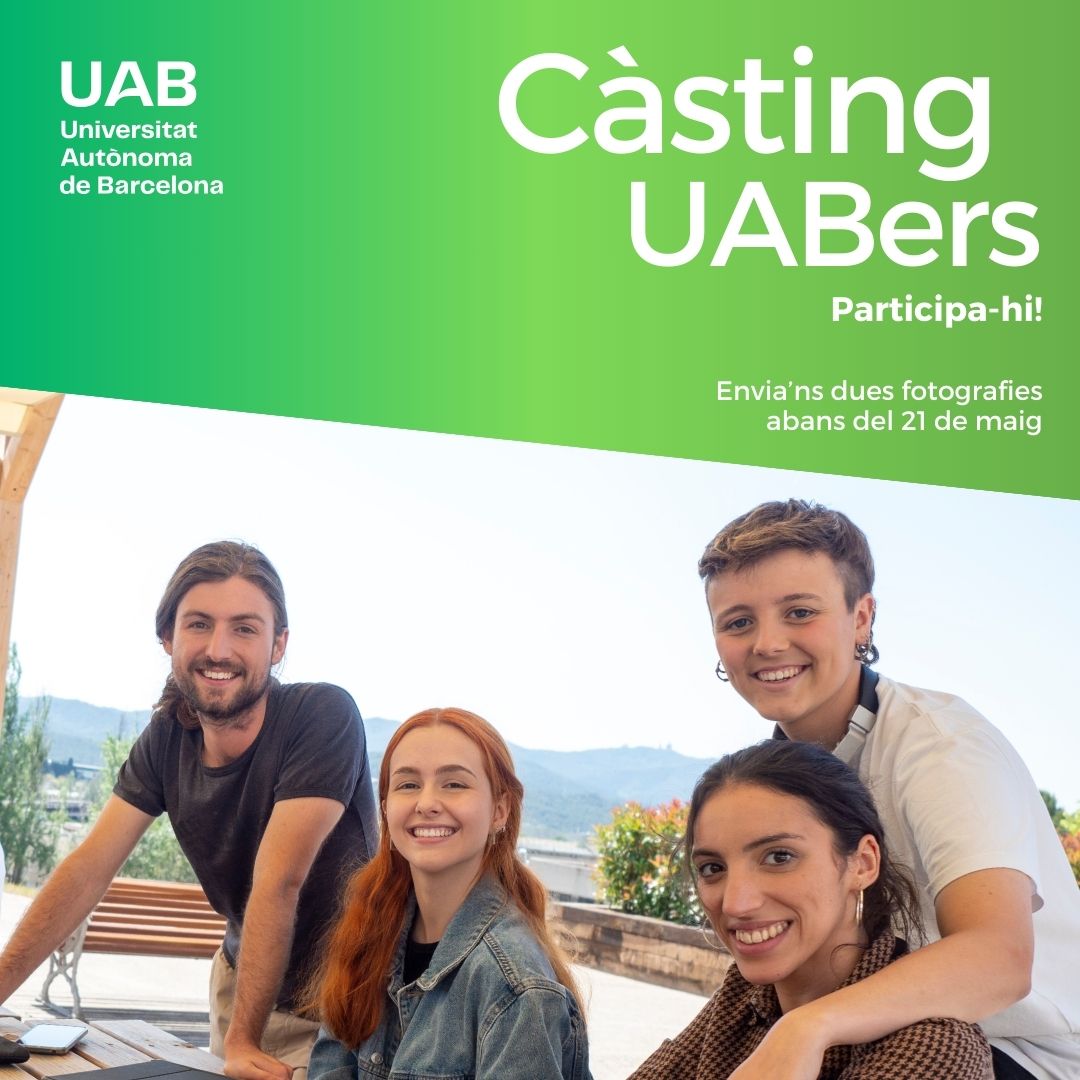 🚨 Es busquen #UABers per ser la imatge de la Universitat! ✅ Només heu d'enviar 2 fotos abans del 20/05 👉 uab.cat/web/sala-de-pr… #UAB